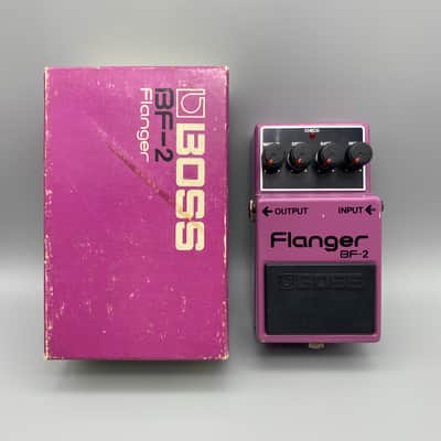 Boss BF-2 Flanger 1980-1984 (Black Label) Made In Japan | Reverb