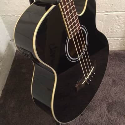 Ibanez AEB5E Black Acoustic Electric Bass Guitar built in tuner, pre amp, EQ image 3