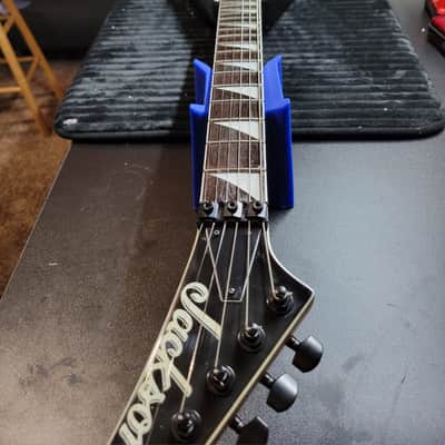 Jackson "Custom Rhinestone" JS32 King V Gloss Black 2019 image 9