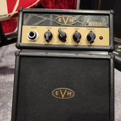 EVH Striped Series Frankie Electric Guitar Red BUNDLE w/ Black and White Stripes Relic w/AMP, Case & Picks image 7