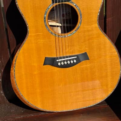 Taylor 2024 "Catch" Custom #27 Grand Auditorium Bearclaw Sitka/Bocote B4027 C14ce Acoustic-Electric Guitar w/HSC image 2