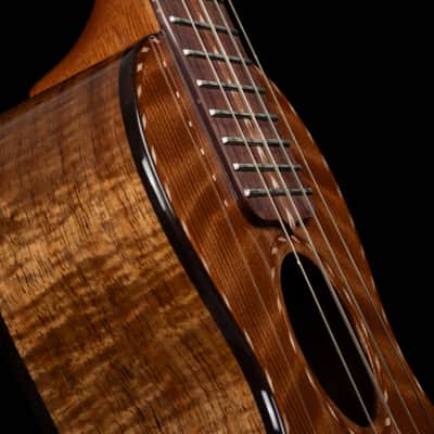 olaMestre curly redwood tasmanian Blackwood soprano ukulele image 14