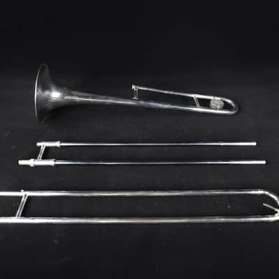 King 606 Student Model Tenor Trombone 2010s - Clear-Lacquered Brass image 1