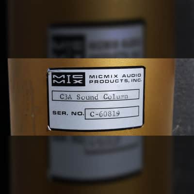 Micmix Super C Master Room Spring Reverb Sound Column Tanks C3A C3B with cables image 3