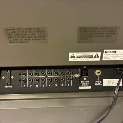 TASCAM Model 38 and M-208 Package Deal Possible 1988 - Grey Metal image 10