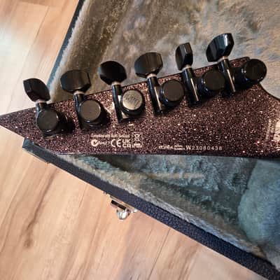 ESP LTD Kirk Hammett Signature Korina KH-V - Black Sparkle MINT Metallica image 8