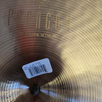 Sabian 14" Paragon Neil Peart Signature Series Hi Hats 2004 - Natural image 3