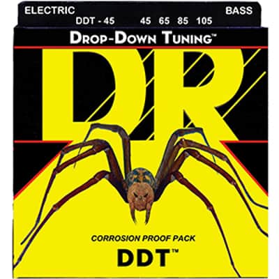 DR Drop Bass Tuning Stainless Steel Medium DDT Bass Strings 45-65-85-105 image 2