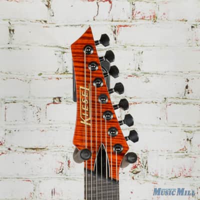 Kiesel Aries AM7 Multiscale Deep Vintage Burst Flame w/Bag (USED) image 5