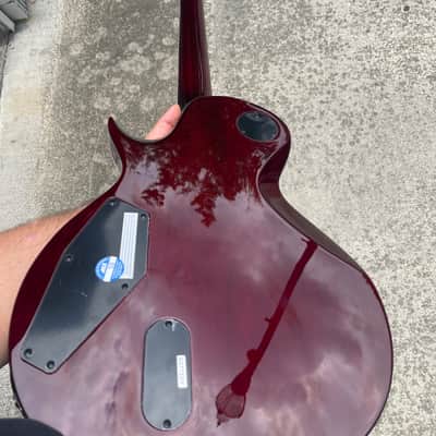 ESP LTD EC-1000 Deluxe 2025 - Transparent Cherry with ESP case image 8