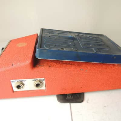 Vintage Univox Super Fuzz Effects Pedal Original Orange Made in Japan Shin Ei image 3