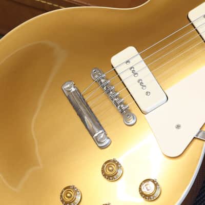 2023 Gibson Les Paul Standard P90s Electric Guitar Goldtop + OHSC image 5