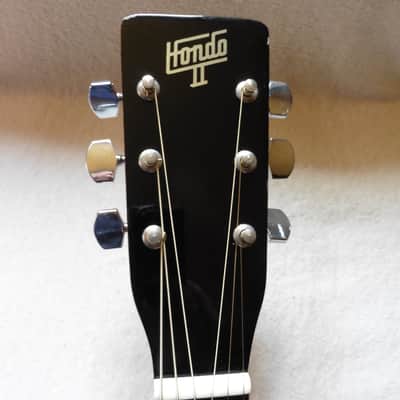 Hondo II Hummingbird 1979 2 Color Sunburst + Hard Case + Pro Set Up + Very unusual and cool image 8