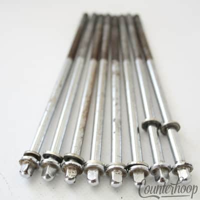 Slingerland 8x 5"Tension T-Rods Snare/Tom Drum Vintage50-60s Chrome Hardware USA image 2