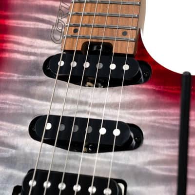 Cort Space 6GTR Electric Guitar w/Gig-bag. Semi Gloss Lava DIRECT SHIP image 11
