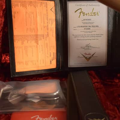 Mint Fender Custom Shop Ltd Ed Reverse '50s Telecaster Relic - Aged Cimarron Red image 12