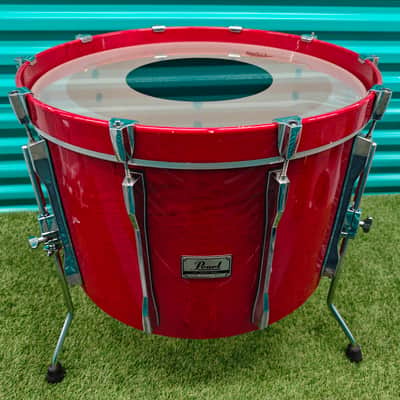 ⚡Pearl BLX All Birch 22"X14" Gong Bass Drum - Red* New Head*⚡ image 2