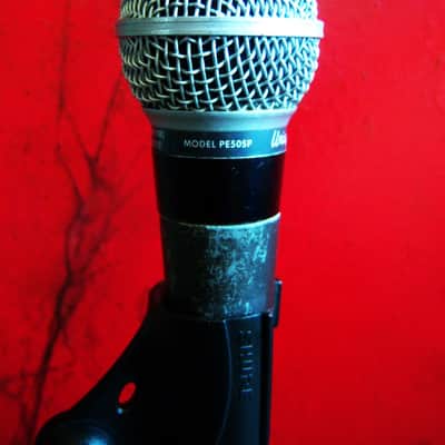 Vintage 1970's Shure PE50SP SUPER PRO dynamic cardioid microphone High Z w mic clip SM58 # 4 image 10
