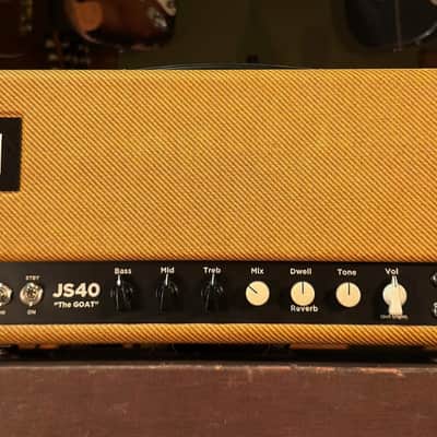 Morgan Amplification Goat JS40 Tube Head Super Reverb w/ 3 knob Spring Reverb Rare ! - Tweed image 2