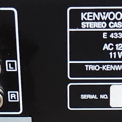 Kenwood Kenwood KX-32B vintage, 2-head stereo cassette deck 80s - Black image 8