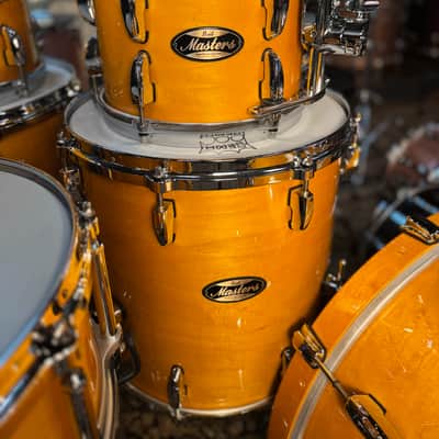 Pearl Masters Maple/Gum Drum Set - 10/12/14/16/22 - 14x7 Free Floater SD image 4