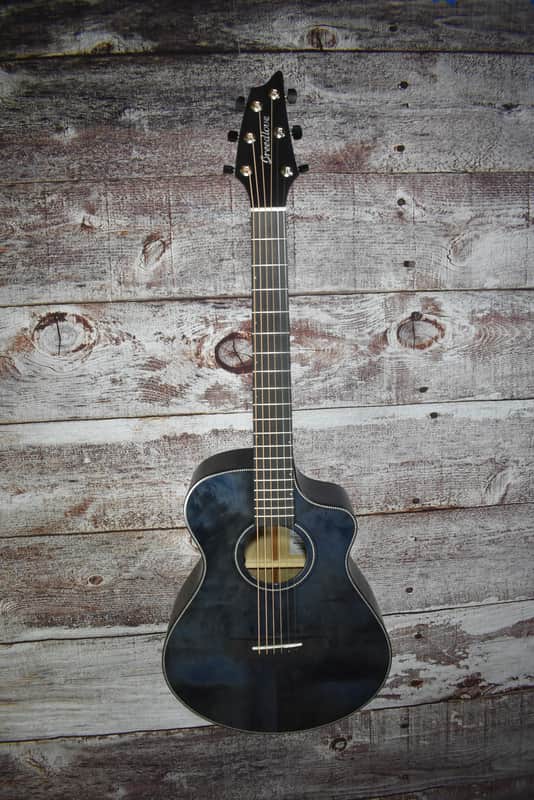 Breedlove Oregon Companion Stormy Night CE - Figured Myrtlewood 2023 - Stormy Night USA image 1
