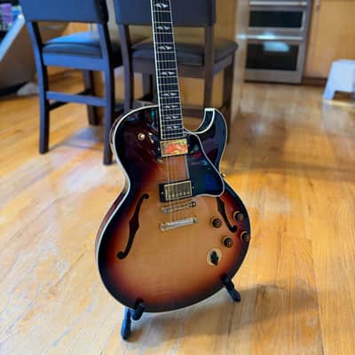 2008 Gibson ES-137 Custom – Triburst | Custombuckers | 50s Wiring | Gotoh Locking Tuners | COA | Original Varitone Harness Included image 2