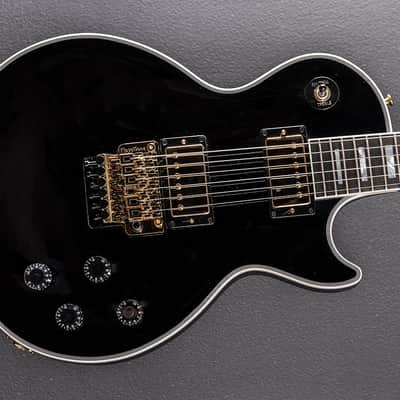 Gibson Custom Shop Les Paul Axcess Custom w/Ebony Fingerboard Floyd Rose Gloss - Ebony image 1