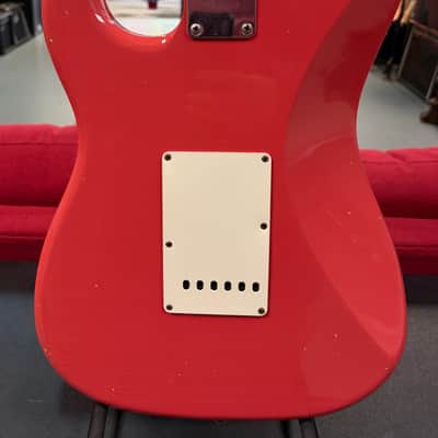 STRAT-BUILD ShowMeNitro Faded Fiesta Red Alder, Allparts SRO-62, Fender Hardware & SCN Pickups 2024 - Faded Fiesta Red Nitro image 7