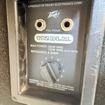 Peavey 112 DLM 12” Passive Floor Monitor Speaker 200W RMS 8 Ohm Made in USA 1990s–2000s image 4