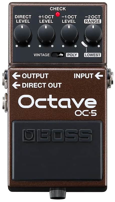 Boss OC-5 Octave 2020 - Present - Brown image 1