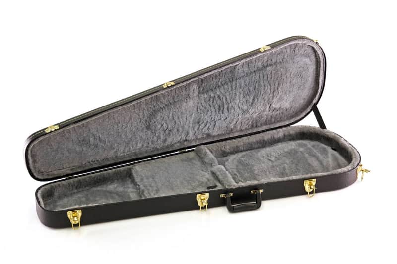 Yorkville #YBC-4H - Hardshell Teardrop Electric Bass Case, Black w/ Grey Interior - Boblen Item #TDBC image 1