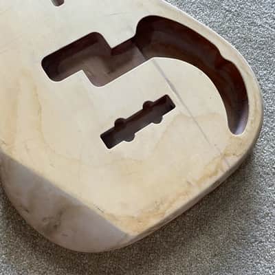 Alder Wood 4 String Bass Precision Body image 5