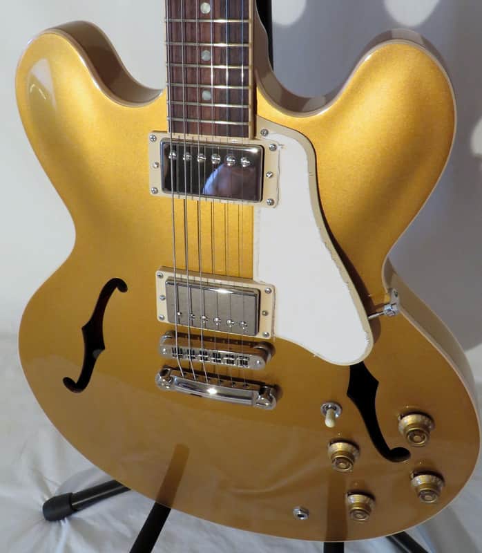 Gibson ES-335 Dot Plain Top 2013 Gold Unplayed image 1