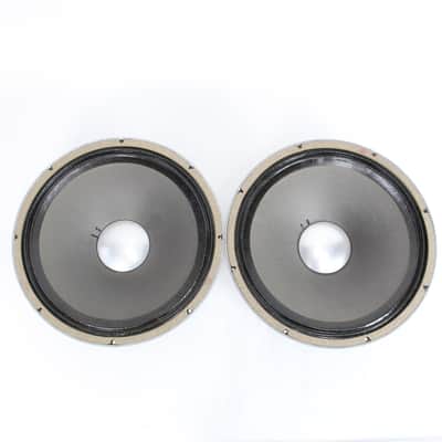 Vintage Pair Fender JBL D130F 15" Guitar/Bass Speakers Consecutive Serial #s image 2