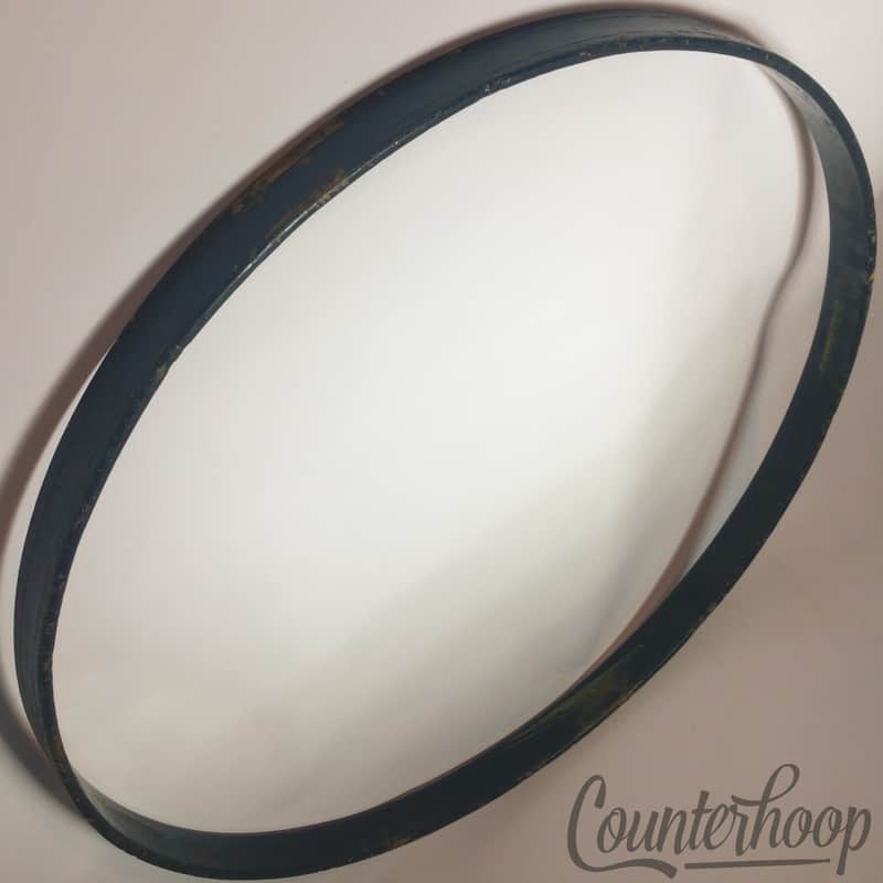 *Ludwig & Ludwig 26" Bass Drum Hoop/Rim Vintage 20s 1Ply Maple Gold Sparkle/Blue image 1