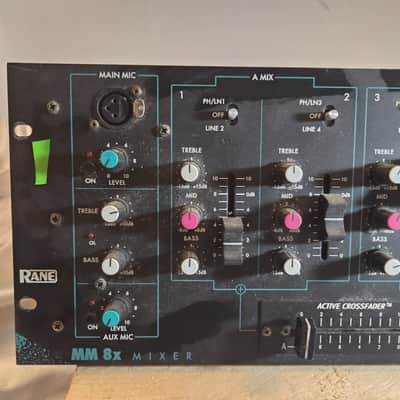 RANE Mojo Series MM 8Z Rackmount Dj Mixer Works but NO POWER SUPPLY CABLE image 3