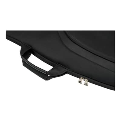 Fender FE610 Gig Bag for Electric Guitar with Ice Blue Metallic LOGO (Black) image 5