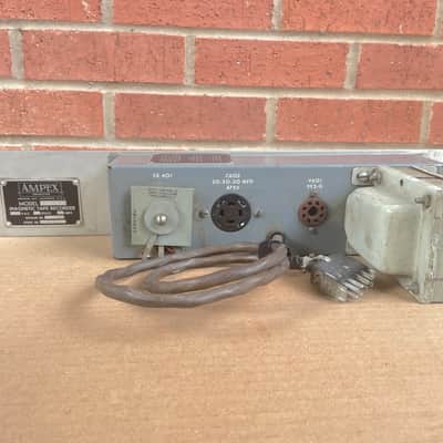 Ampex 350 Tube Mic Preamp microphone pre + 350-2U power supply PSU Vintage Rare as-is image 2