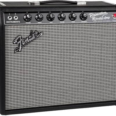 Fender '65 Princeton Reverb Reissue 12-Watt 1x10" Guitar Combo - Black image 2