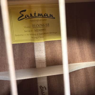 Unplayed! 2023 Eastman E1 00SS-SB Acoustic Guitar Sunburst + OGB image 23