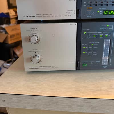 Vintage Pioneer A-9 Amplifier + F-9 Tuner Gold Fresh Service Near Mint 110 WPC🔥 image 5