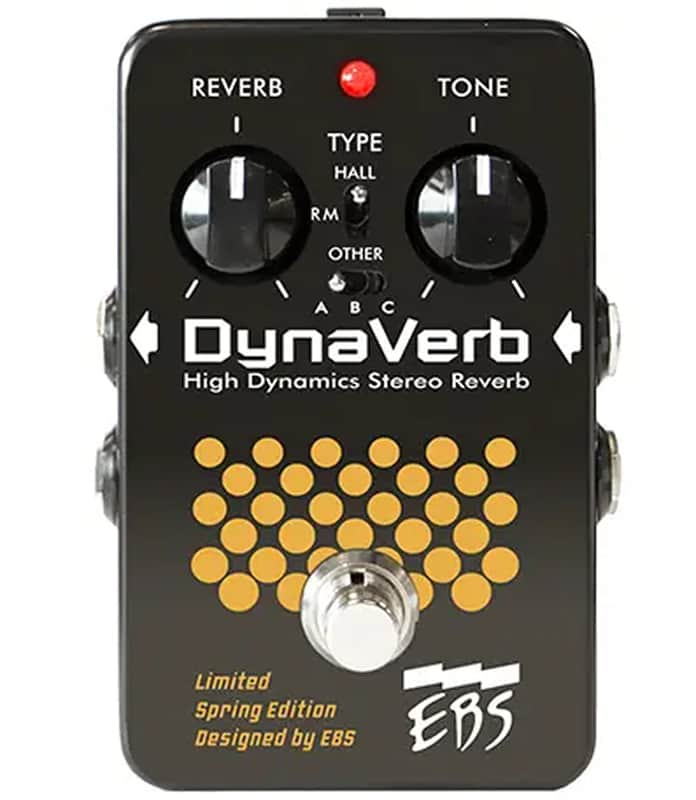 EBS DynaVerb Limited Edition Guitar/Bass Reverb Effect Pedal image 1