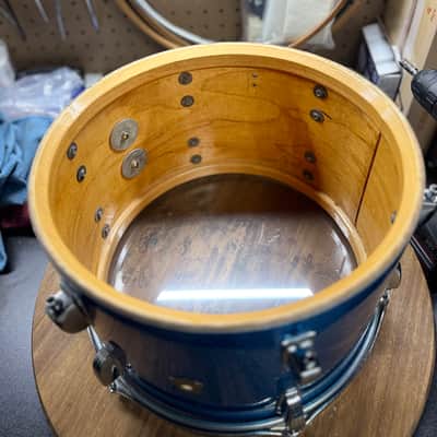 Ludwig Vintage Drum Set  1969 - Blue Sparkle image 14