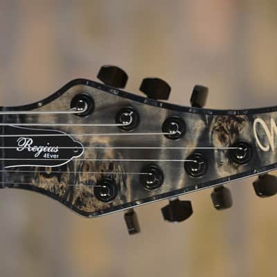 Mayones Regius 7 4-Evertune - Ruud Jolie Spec Custom - Trans Graphite image 6