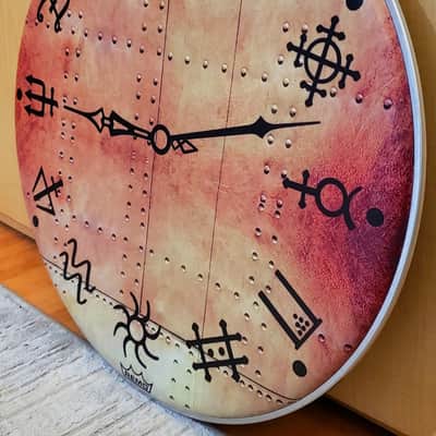 Neil Peart, CLOCK FACE, Clockwork Angels / Time Machine, 22" Drum Head image 2
