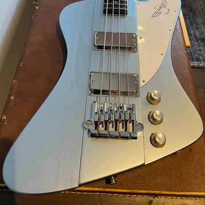 1990 Gibson Thunderbird - Custom Blue Mist Metallic image 7