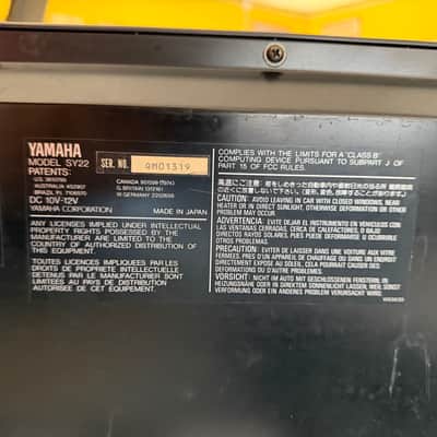 Yamaha SY-22 image 5