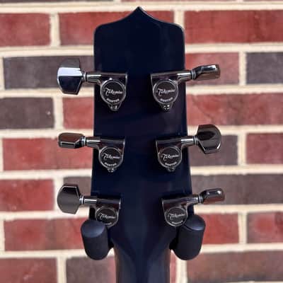 Takamine 2024 LTD, Solar System, Gloss Penumbra Blue Fade, Sitka Spruce Top, Rosewood Back & Sides, Ebony Fretboard, CTF-2N Electronics, Case image 10