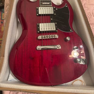 Harley Benton DC-DLX Gotoh SG Pelham Blue. SG guitar. | Reverb